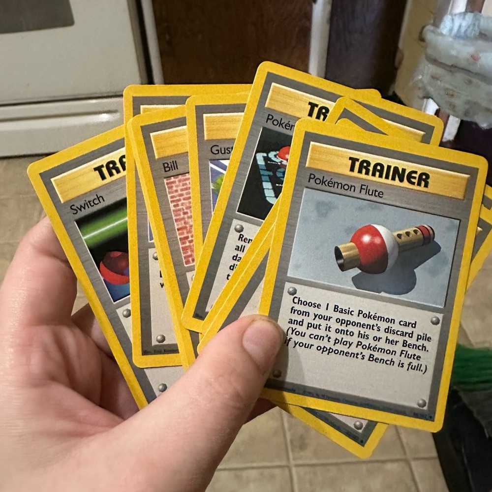 10 pack assorted trainer vintage Pokémon